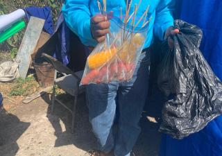 Operativo sanitario en ruta del carnaval en la Cinta Costera