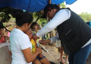 Avanza la campaña contra el Sarampión en San Miguelito