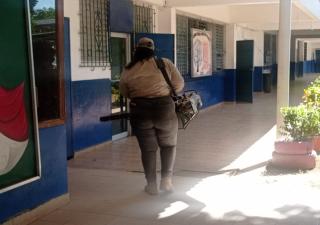 En Chiriquí el Control de Vectores nebuliza planteles educativos