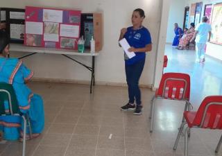 Charla sobre el Día Mundial contra la Lepra en centro de Salud de Hato Chamí