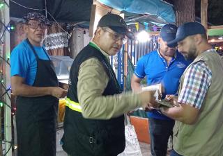 Personal de la región Panamá Oeste continúan vigilantes de salvaguardar la salud de los visitantes a la feria de La Chorrera