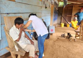 Gira médica integral en la comunidad de Llano Grande en el distrito de Soná 