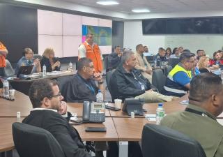 Oficina Integral de Riesgos en Salud participa en el Centro de Operaciones de Emergencias de SINAPROC