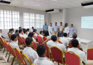 Región de Salud de Colón brinda orientación sobre prevención enfermedades de transmisión sexual a estudiantes 