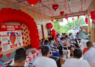 Región de Salud de la Comarca Ngäbe Buglé conmemora el cierre del mes del corazón