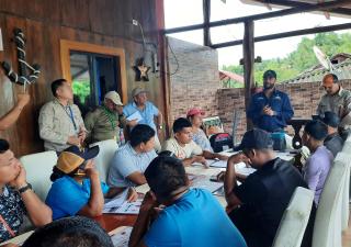 Fortalecimiento comunitario para el control de la malaria en Calovébora