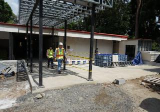 Avanza construcción del nuevo Centro de Salud de San Miguel en Panamá Este