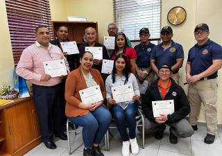 Equipo del Minsa se capacita en la formación de Brigadas por el Benemérito Cuerpo de Bomberos