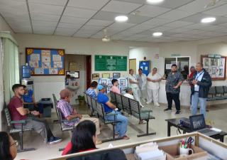 Conmemoran Día de la Hipertensión Arterial en el centro de Salud de Las Tablas