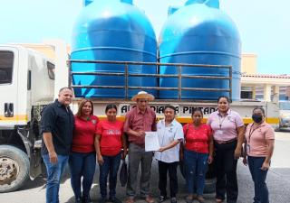 Minsa continúa garantizando el agua a comunidades en Coclé
