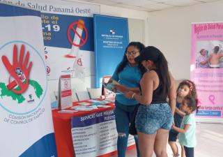 Minsa Panamá Oeste presente en la Feria Internacional de La Chorrera