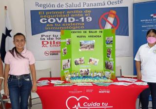Minsa Panamá Oeste garantiza salubridad y orientación en feria internacional de la Chorrera
