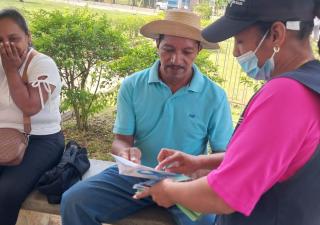  Gira médica en la comunidad de Loma Bonita en Tortí