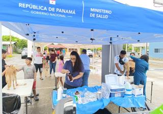 Jornada de vacunación a mascotas en Changuinola