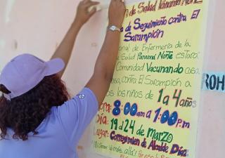Panamá Norte preparada para la campaña de seguimiento contra el sarampión