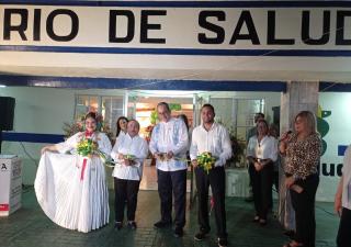 Inauguran pabellón de salud en la feria de David