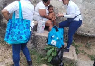 MÁS DE 2,500 NIÑOS HAN SIDO VACUNADOS CONTRA EL SARAMPIÓN EN SAN MIGUELITO
