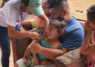 Avanza campaña contra el sarampión en Coclé