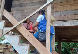 Sigue jornada contra el sarampión en comunidades bocatoreñas