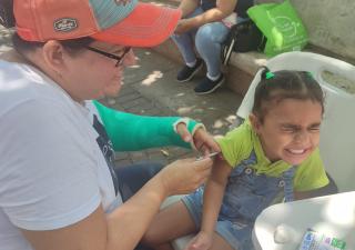  Más de 13 mil niños en Chiriquí ya tienen su vacuna contra el Sarampión