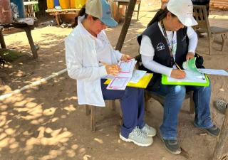 Supervisan jornada de vacunación contra el Sarampión en Veraguas 