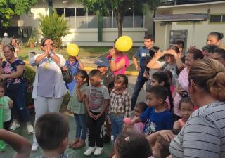 Feria de David funcionarios de salud regalan una tarde educativa y de diversión para los niños