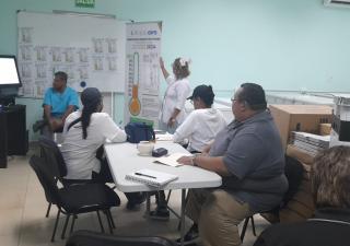 Reunión de seguimiento para reforzar estrategias de la campaña contra el sarampión en Panamá Este