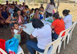 Realizan tercera gira de salud en el corregimiento de Caimitillo