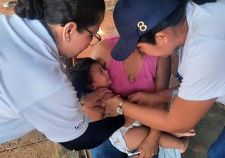 A buen ritmo primera etapa de vacunación contra el Sarampión