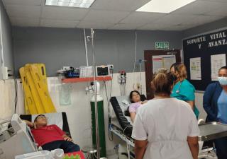  Miden grado de atención en el simulacro realizado en el Centro de Salud de Alcalde Díaz