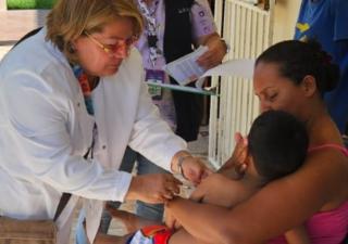 Campaña de vacunación de las américas en Coclé