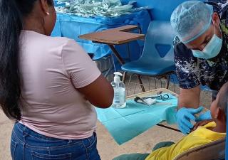 Gira de salud integral en Agua Fría de La Pintada