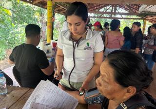 Más de 150 personas reciben atención en Quebrada Ancha 