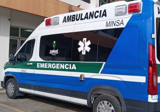 Nueva ambulancia, totalmente equipada, refuerza la flota del Hospital Nicolás A. Solano