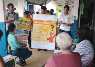 Minsa atiende a la comunidad de La Represa en Colón
