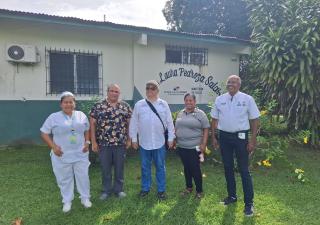 Secretario General de Salud recorre instalaciones de salud en la comunidad de Sambú, Darién