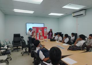 Centro de Salud de Cartí educa a estudiantes del Colegio Sahila Olonibiquiña
