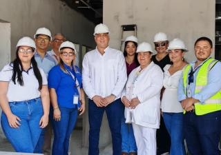 Avanza construcción del Centro de Salud de Sabana Grande con un 40% de ejecución