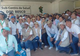 Trabajo articulado emprenden en el marco de la Semana de Vacunación en Las Américas en San Miguelito