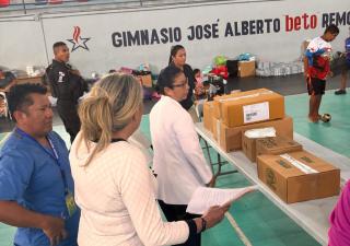 Región Metropolitana de Salud mantiene atención médica integral a familias afectadas por incendio en San Felipe